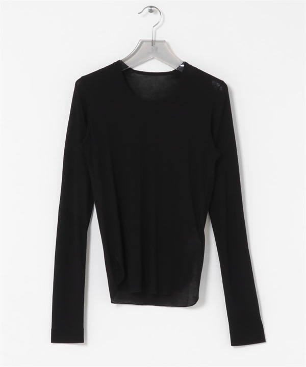 強撚透膚上衣(黑色-FREE-BLACK)