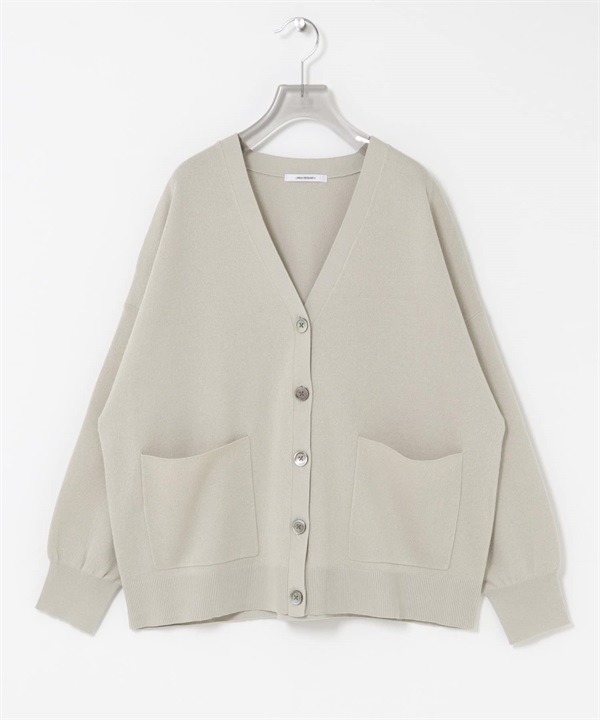 V領寬鬆開襟衫(膚色-FREE-BEIGE)