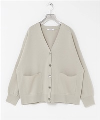 V領寬鬆開襟衫(膚色-FREE-BEIGE)