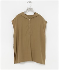 銅氨纖維嫘縈連帽上衣(膚色-FREE-BEIGE)