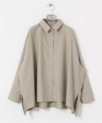 蝙蝠袖襯衫(膚色-FREE-BEIGE)