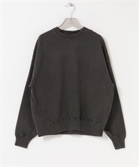 LOGIC ONE / 顏料染休閒上衣(黑色-M-BLACK)