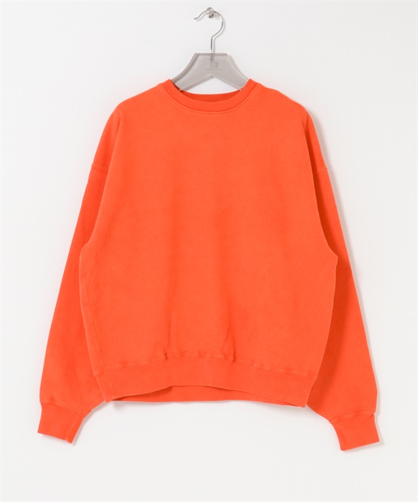 LOGIC ONE / 顏料染休閒上衣(橘色-M-ORANGE)