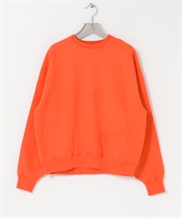 LOGIC ONE / 顏料染休閒上衣(橘色-M-ORANGE)