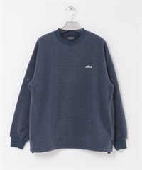 【別注】THOUSAND MILE / 針織刷毛圓領套衫(藏青色-M-NAVY)