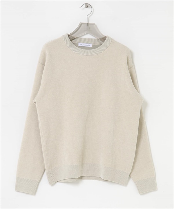 雪尼爾紗針織衫(象牙白-M-IVORY)