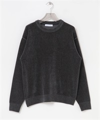 雪尼爾紗針織衫(灰色-M-GRAY)