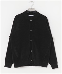 雪尼爾紗針織開襟衫(黑色-M-BLACK)