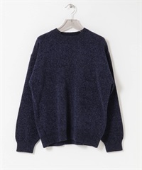 粗針雪尼爾紗針織衫(藏青色-M-NAVY)