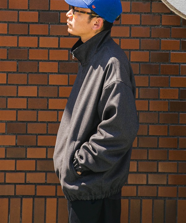 WIDE DAD / 粗花呢布勞森外套