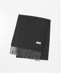 雙面喀什米爾圍巾(炭灰色x灰色-FREE-COLOR C)