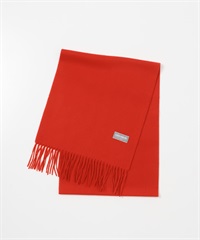 素色喀什米爾圍巾(紅色-FREE-RED)