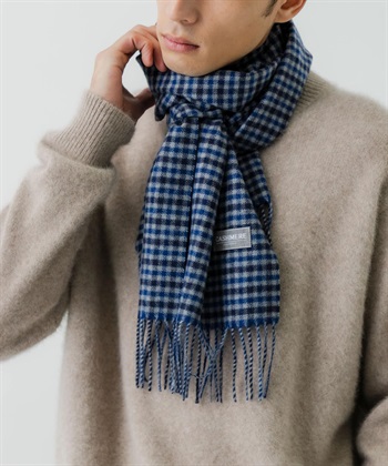 格紋喀什米爾圍巾