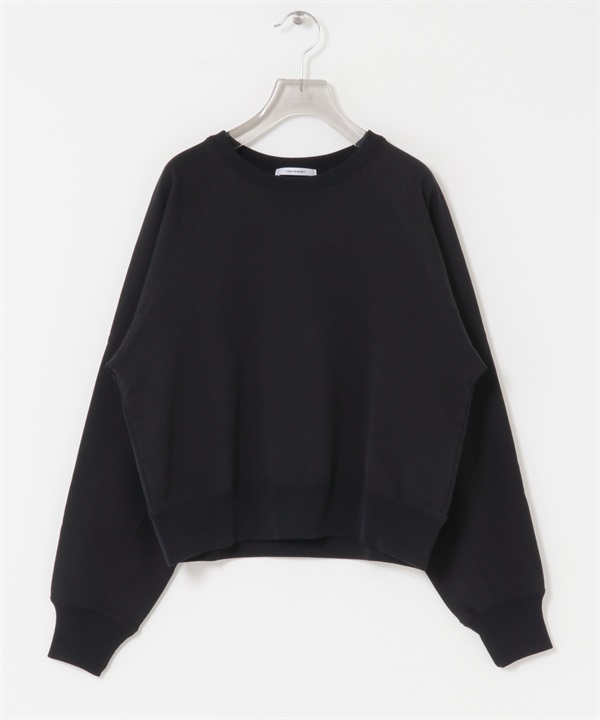 皮馬棉連肩袖休閒上衣(黑色-FREE-BLACK)