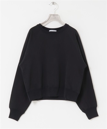 皮馬棉連肩袖休閒上衣(黑色-FREE-BLACK)