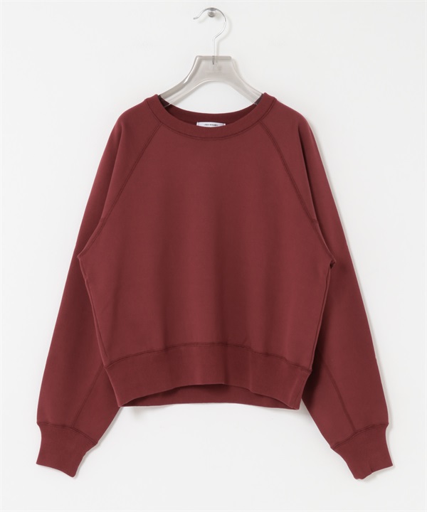 皮馬棉連肩袖休閒上衣(櫻桃紅色-FREE-其他紅色)