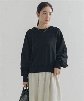 皮馬棉連肩袖休閒上衣