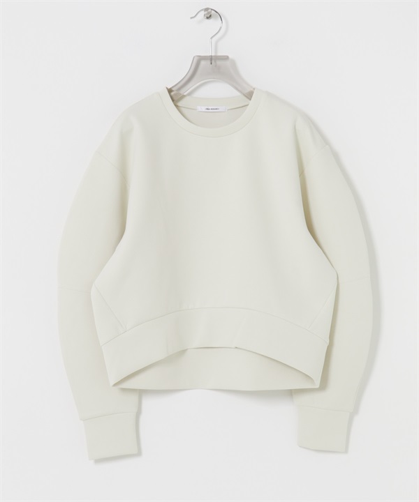 蓬袖空氣層上衣(米色-FREE-OFF WHITE)