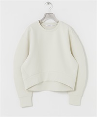 蓬袖空氣層上衣(米色-FREE-OFF WHITE)