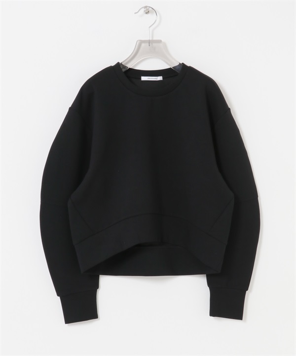 蓬袖空氣層上衣(黑色-FREE-BLACK)