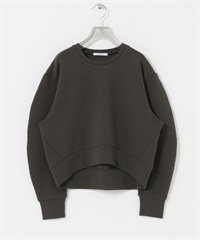 蓬袖空氣層上衣(炭灰色-FREE-CHARCOAL GRAY)