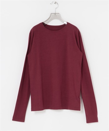羊毛棉質長袖上衣(櫻桃紅色-FREE-其他紅色)
