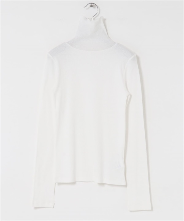 UR TECH 裏起毛高領上衣(白色-FREE-WHITE)