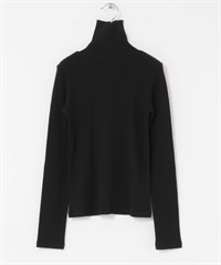 UR TECH 裏起毛高領上衣(黑色-FREE-BLACK)