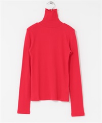 UR TECH 裏起毛高領上衣(紅色-FREE-RED)