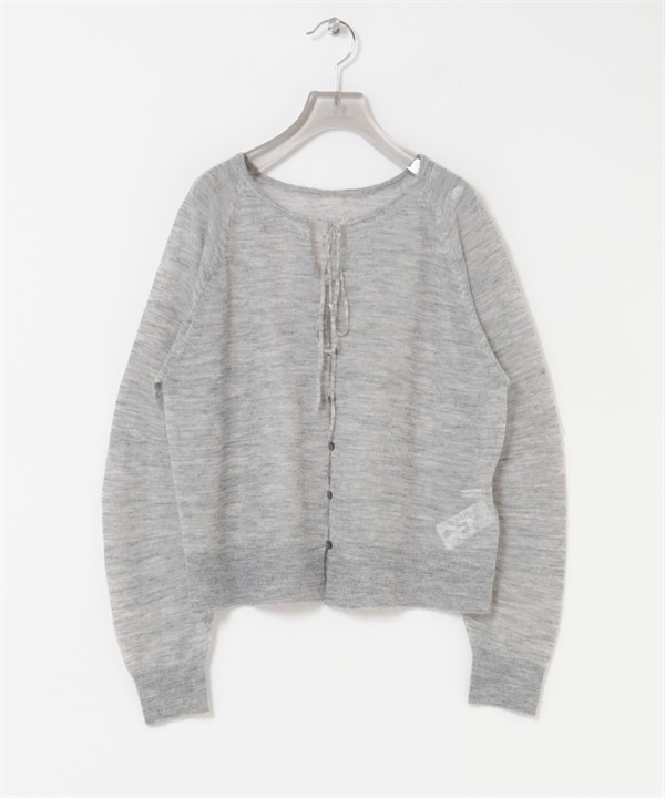 絨毛感短版開襟衫(淺灰色-FREE-LIGHT GRAY)