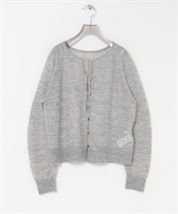 絨毛感短版開襟衫(淺灰色-FREE-LIGHT GRAY)