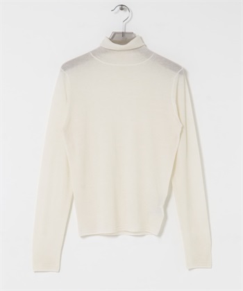new basic LOA華夫格高領針織衫(米色-FREE-OFF WHITE)