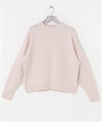 狐狸毛喀什米爾寬鬆針織衫(淺粉紅色-FREE-LIGHT PINK)