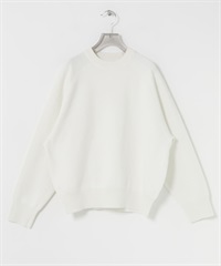 棉混喀什米爾休閒針織衫(米白色-FREE-OFF WHITE)