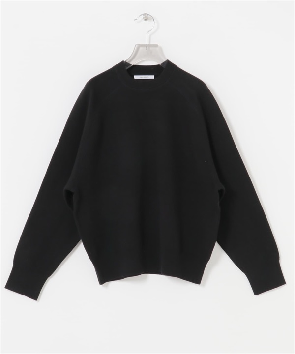 棉混喀什米爾休閒針織衫(黑色-FREE-BLACK)