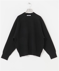 棉混喀什米爾休閒針織衫(黑色-FREE-BLACK)