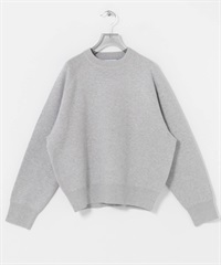 棉混喀什米爾休閒針織衫(灰色-FREE-GRAY)