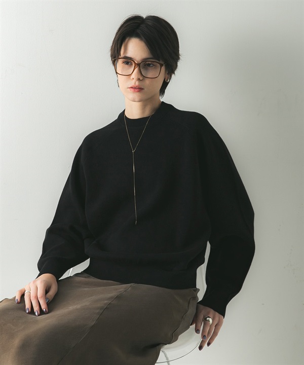 棉混喀什米爾休閒針織衫