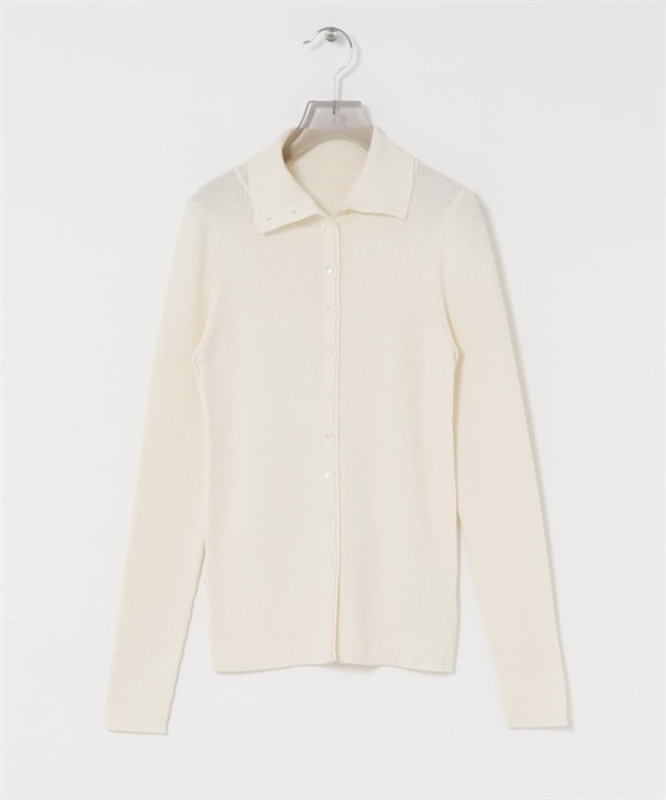 UR TECH 2WAY羅紋針織衫(米色-FREE-OFF WHITE)