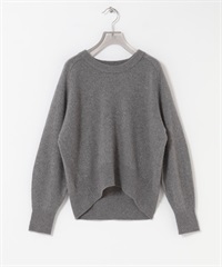 混狐狸毛金蔥針織衫(炭灰色-FREE-CHARCOAL GRAY)