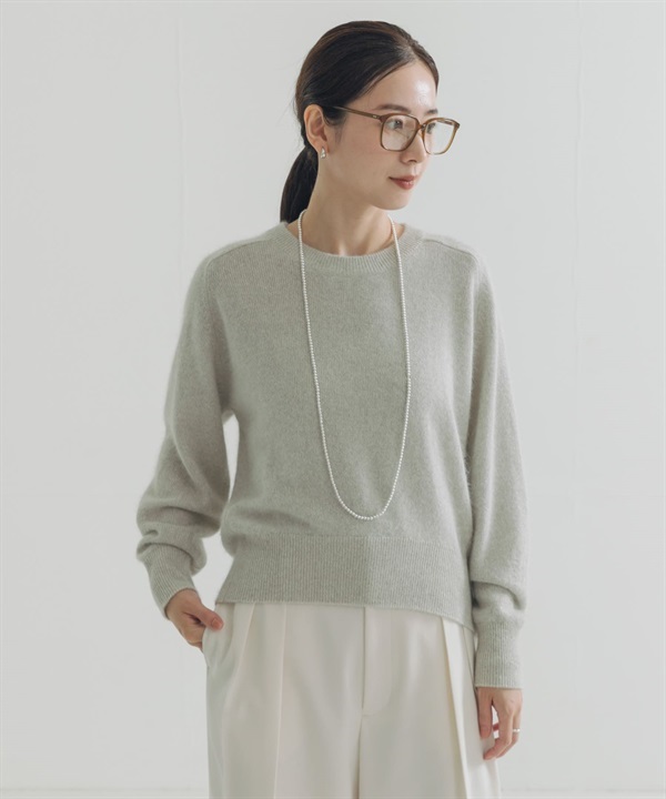 混狐狸毛金蔥針織衫