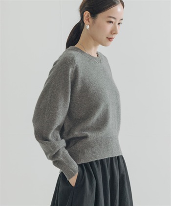 混狐狸毛金蔥針織衫