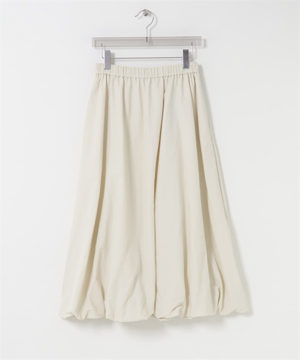 氣球剪裁碎褶裙(米白色-36-OFF WHITE)