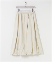 氣球剪裁碎褶裙(米白色-36-OFF WHITE)