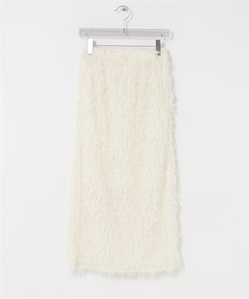 流蘇緹花長裙(米色-36-OFF WHITE)