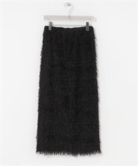 流蘇緹花長裙(黑色-36-BLACK)