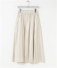 亮光加工百褶裙(灰膚色-FREE-其他灰色)