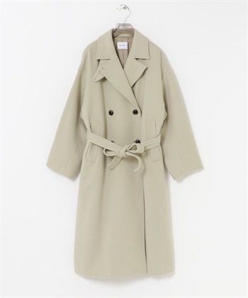 Super140羊毛切斯特大衣(淺膚色-38-L.BEIGE)