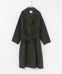 Super140羊毛切斯特大衣(深綠色-36-其他綠色)