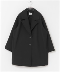 黏合加工切斯特大衣(黑色-FREE-BLACK)